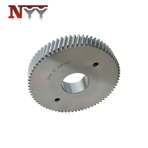 Plastic and rubber extruder high speed gearbox 17CrNiMo6 tooth grinding helical gear