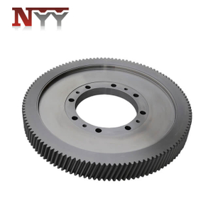 Feed and biofuel machinery 17CrNiMo6 alloy steel M5 DIN class 6 big helical gear